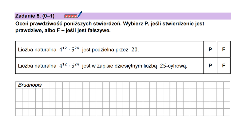 Zadanie 5 – Matura podstawowa matematyka CKE (Maj 2026)